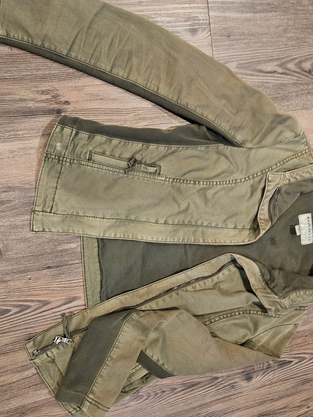 Marrakech brand womens size small stylish jacket two tone tan